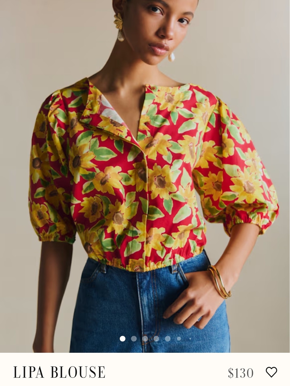 Sezane Lipa Blouse NWT 14
